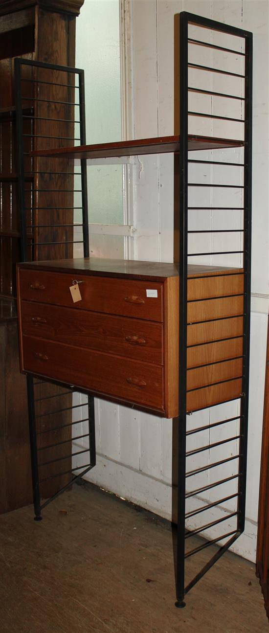 Plan chest in a metal surround